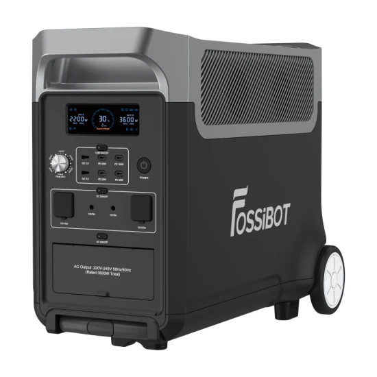 Fossibot 1,8 h Carregamento rápido 110 V/220 V CA Saída 3600 W Ajustável BMS UPS Proteção Gerador solar portátil para estação de energia