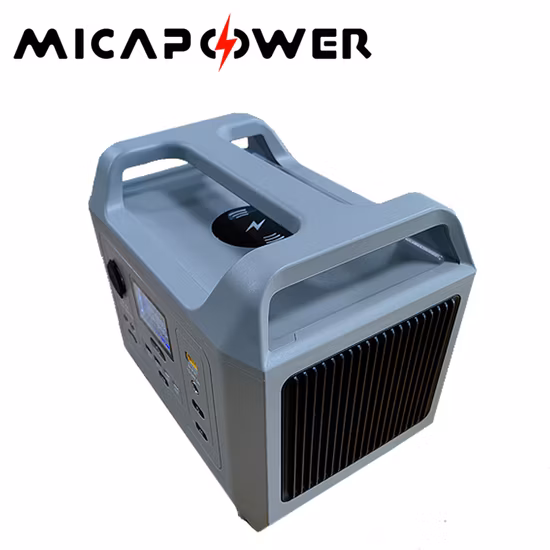 Estação de energia portátil de emergência solar elétrica móvel 220 V 600 W