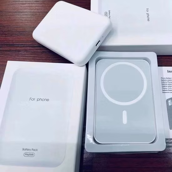 Mini carregador portátil original 5000mAh tipo C carregamento magnético sem fio Magsafe Power Bank para iPhone 12 13 14